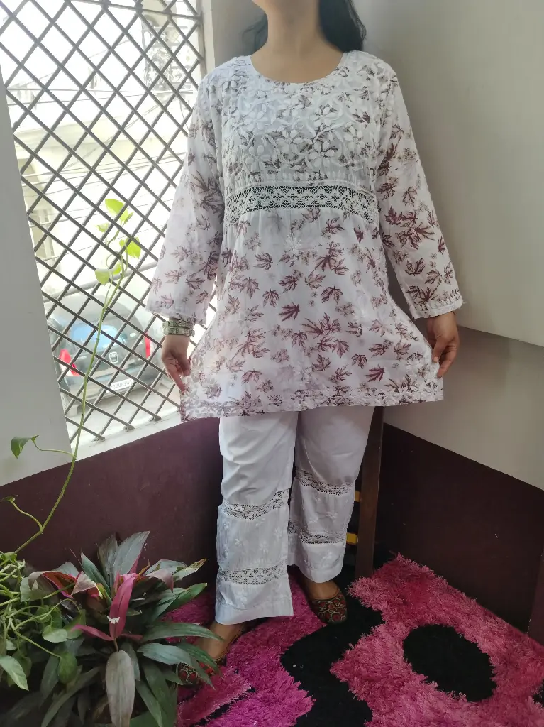 Embroidery Lace Pattern Chikankari