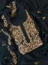 Georgette Suit Piece With Top Bottom & Dupatta