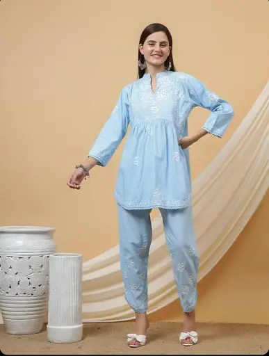 Beautiful Fine Embroidery Chikankari